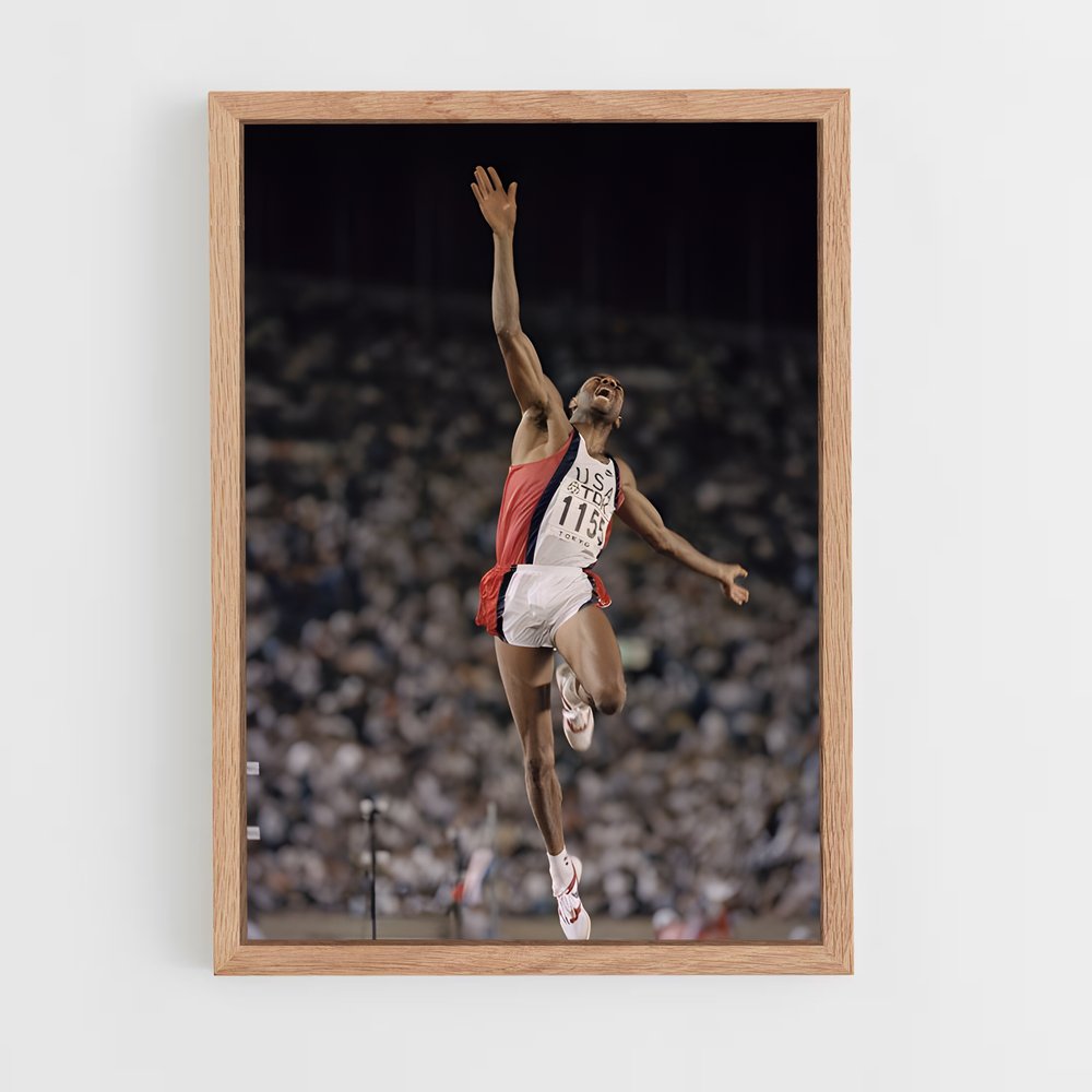 Poster Saut de Mike – affiche Athlétisme (vue 4)